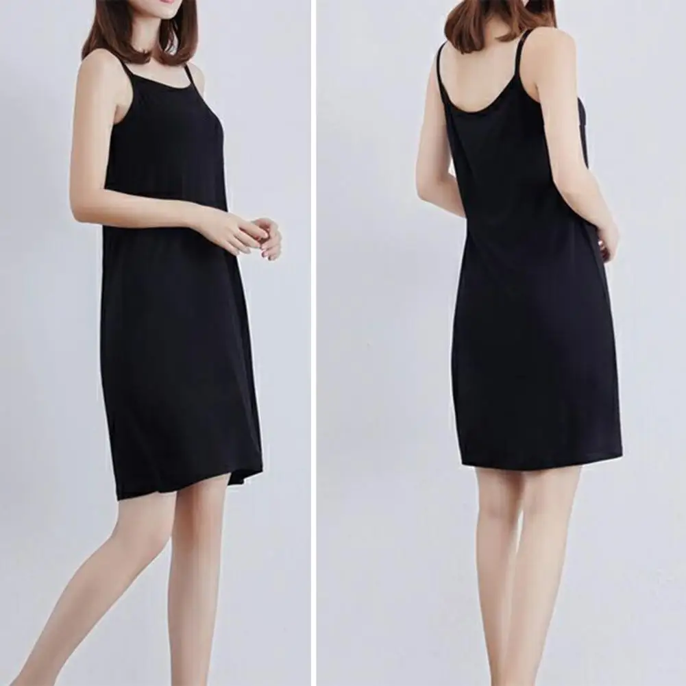 Simple Sling Dress  Sleeveless Comfy Women Dress  Women Summer Vest Basic Dress