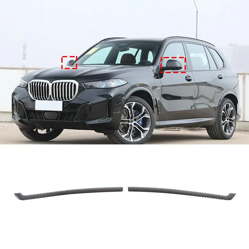 Для BMW X3 X4 X5 X6 F25 F26 F15 F16 2014-2018 Автомобильное Зеркало из мягкого углеродного волокна