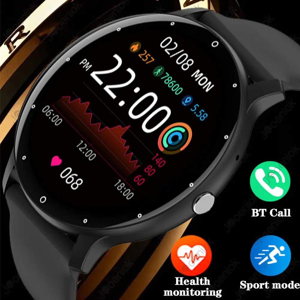 2024 новые умные часы для мужчин 1 28-дюймовый экран BT-вызов спортивный режим монитор