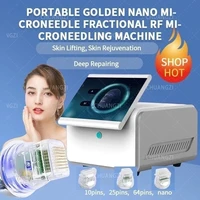 2022 newest rf microneedle face skin care machine radio frequency acne scar stretch mark removal beauty equipment salon at home