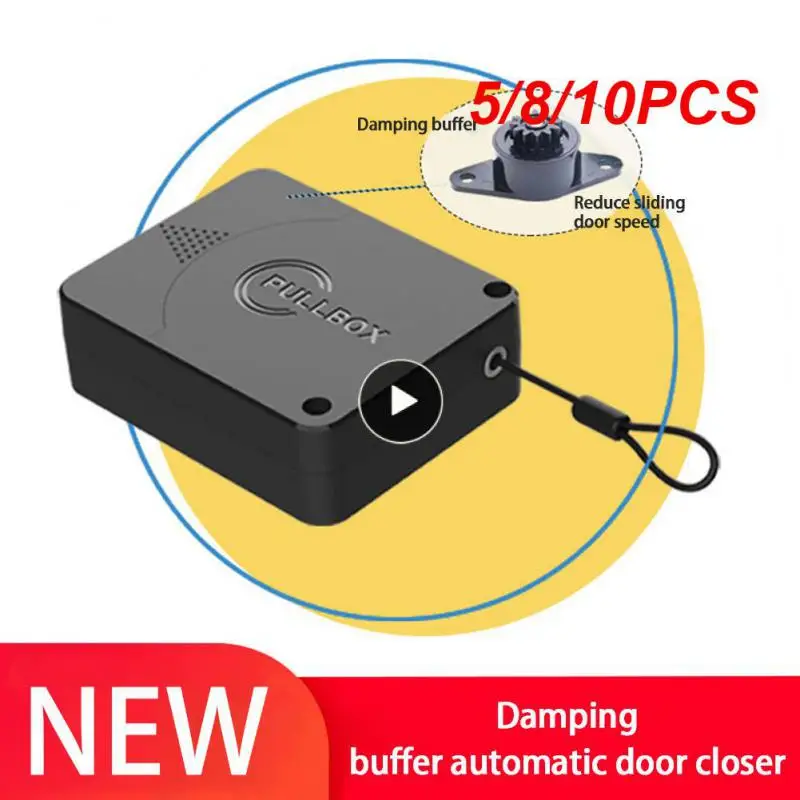 

5/8/10PCS Door Stopper No Punching Newest Automatic Door Closer Automatic Sensor Pull Automatic Door Closer Home Closers
