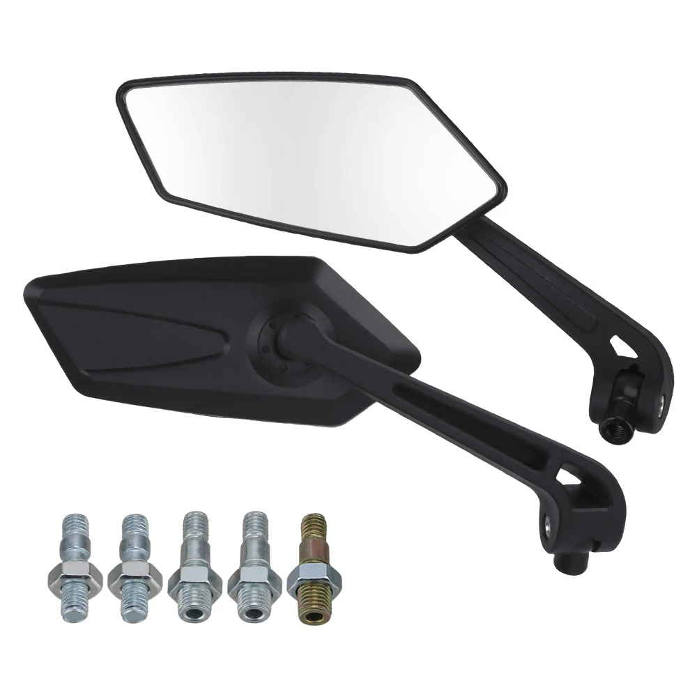Мотоциклетные аксессуары черные универсальные мотоциклетные зеркала заднего