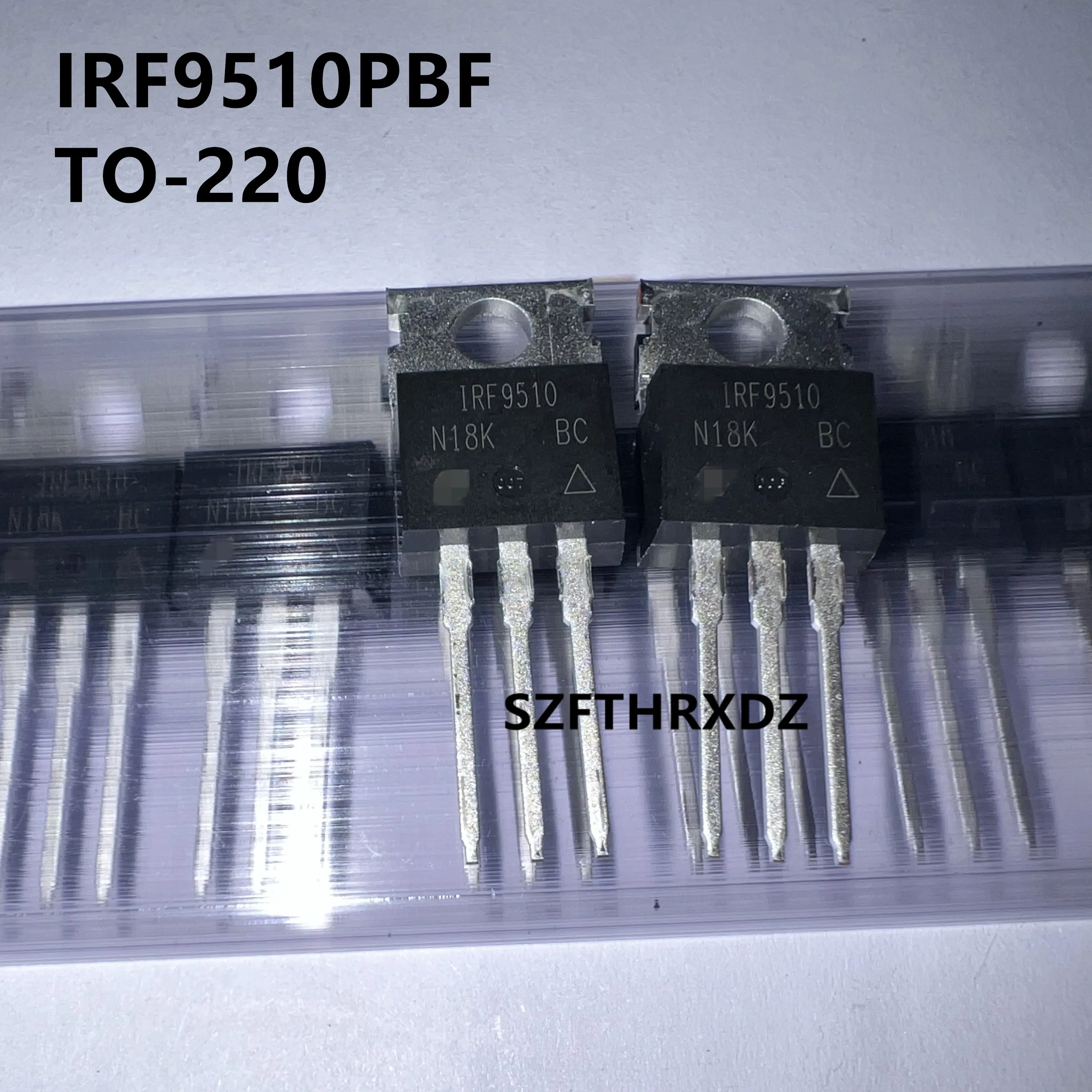 

10pcs 100% New imported original IRF9510PBF IRF9510 TO-220 field effect transistor 4A 100V