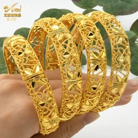 aniid indian 24k gold bangles bracelet for women nigerian wedding bridal jewelry gifts arabic luxury charm designer bracelets