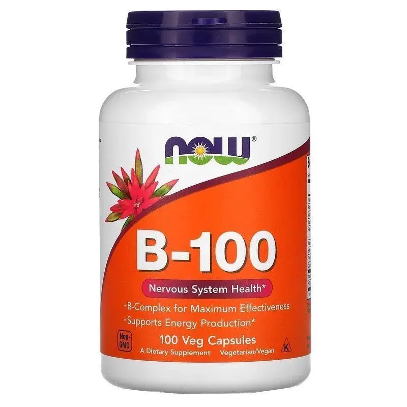 

Now Foods B-100 B Compound Vitamin B Compound Vitamin B 100capsule