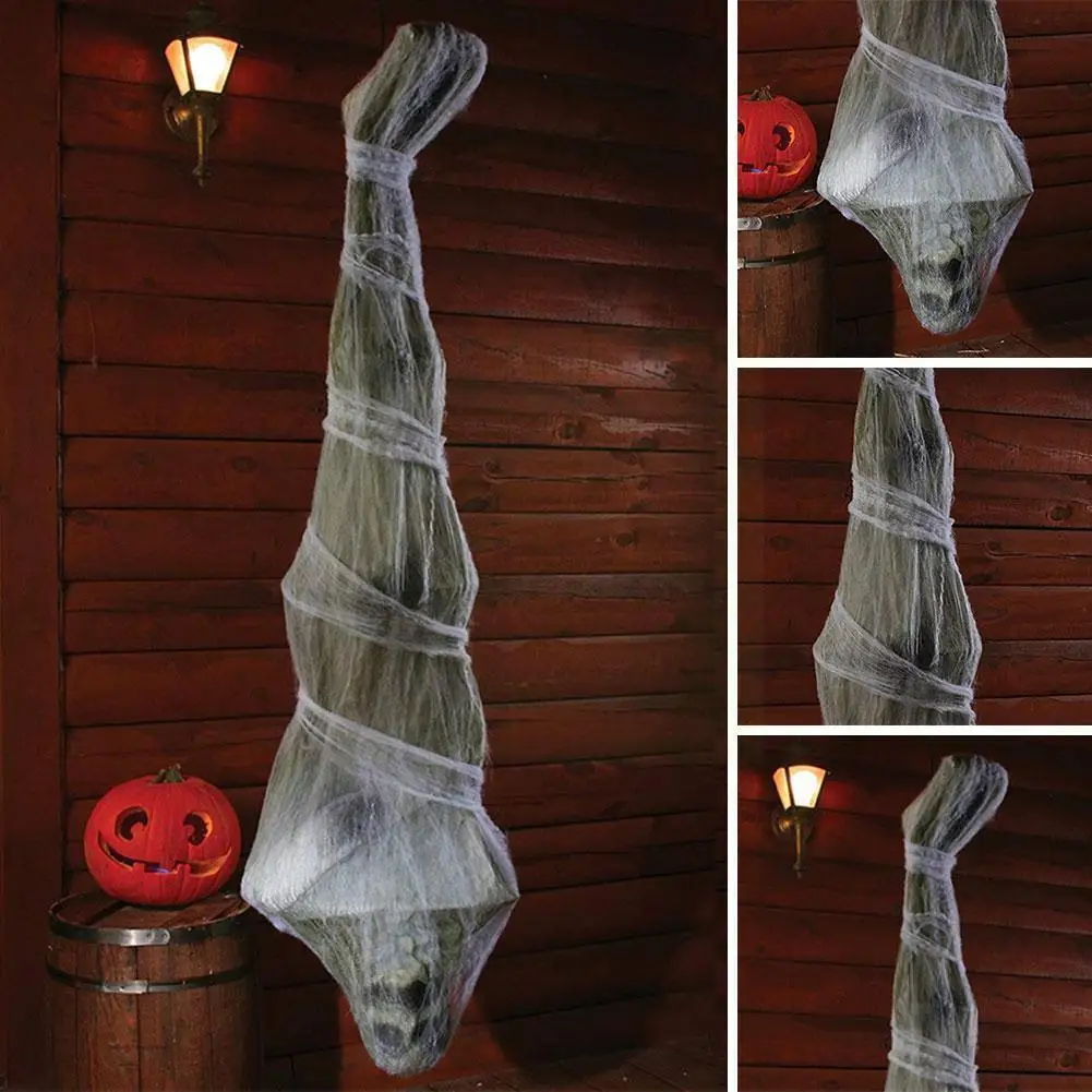 Mummy Hanging Upside Down Haunted Horror Halloween Horror Decorations Horrifying Ost Ornaments Toy Funny Props Outdoor R7q3