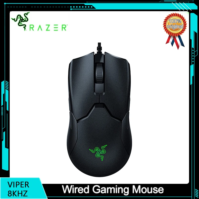 

Qriginal Новинка Razer Viper 8 кГц Проводная игровая мышь самые быстрые игровые переключатели 20K DPI оптический датчик 8 программируемых кнопок для геймеров