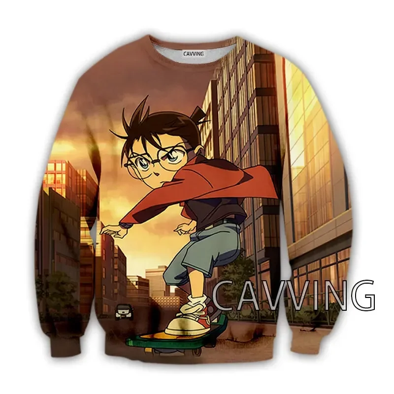 phechion толстовка с 3D-принтом детектива Конан