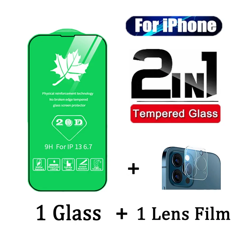 

Tempered Glass for iPhone 14Plus 13Mini 14 Pro Max Lens Camera Film for iPhone 14 Plus 13 Pro Max 13Mini Screen Protectors Films