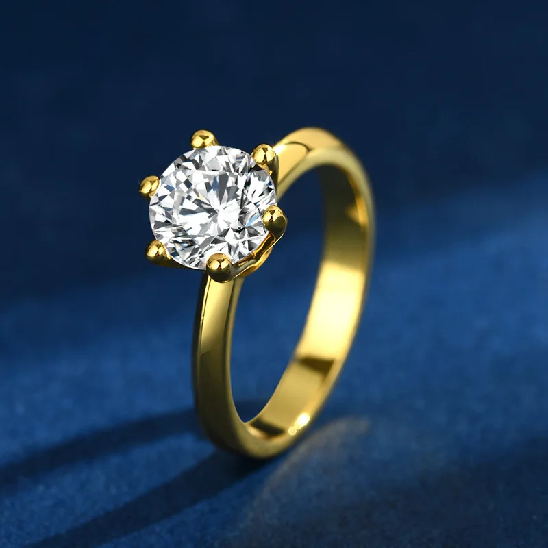 Кольцо женское из золота 14 к с бриллиантами