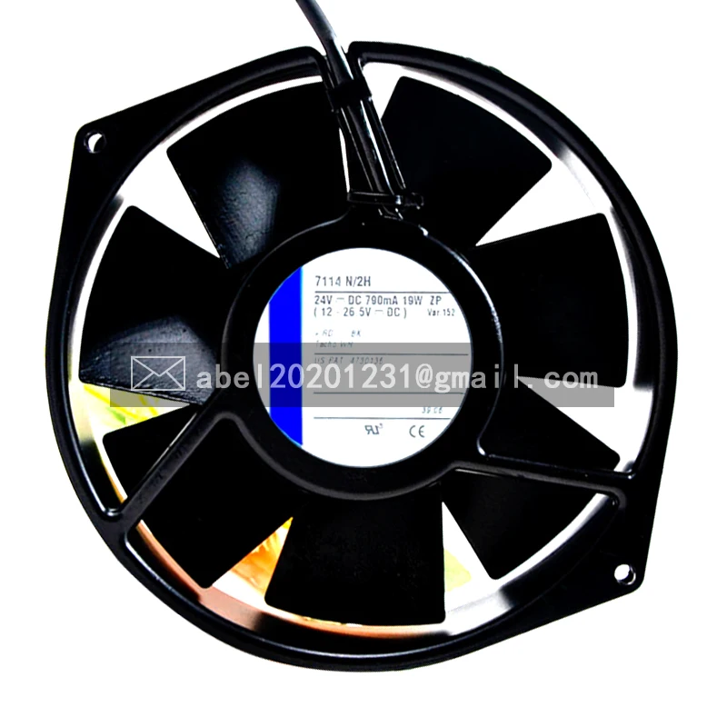 BRAND NEW 7114N/2H 7114 N/2H DC 24V 19W ORIGINAL COOLING FAN COOLER 15038 150*38MM