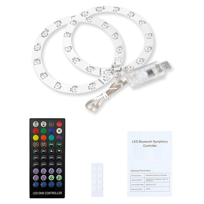 Световая панель RGB для консоли PS5 Symfony с несколькими эффектами и светодиодной