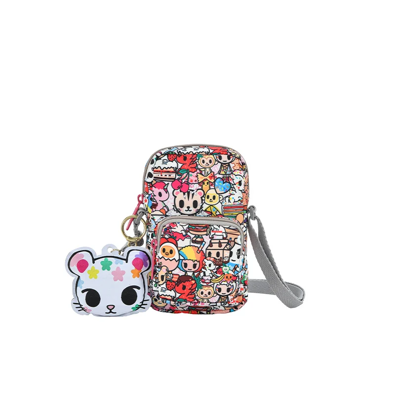 Сумка-рюкзак на одно плечо с принтом