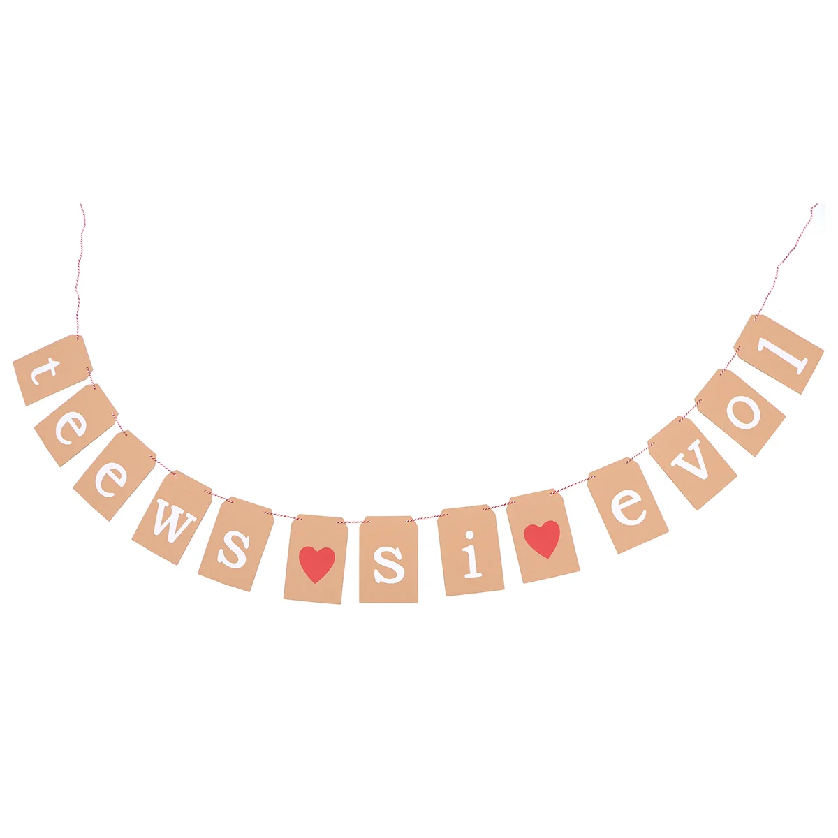 

Love is Paper Candy Buffet Bunting Banner (Coffee)
