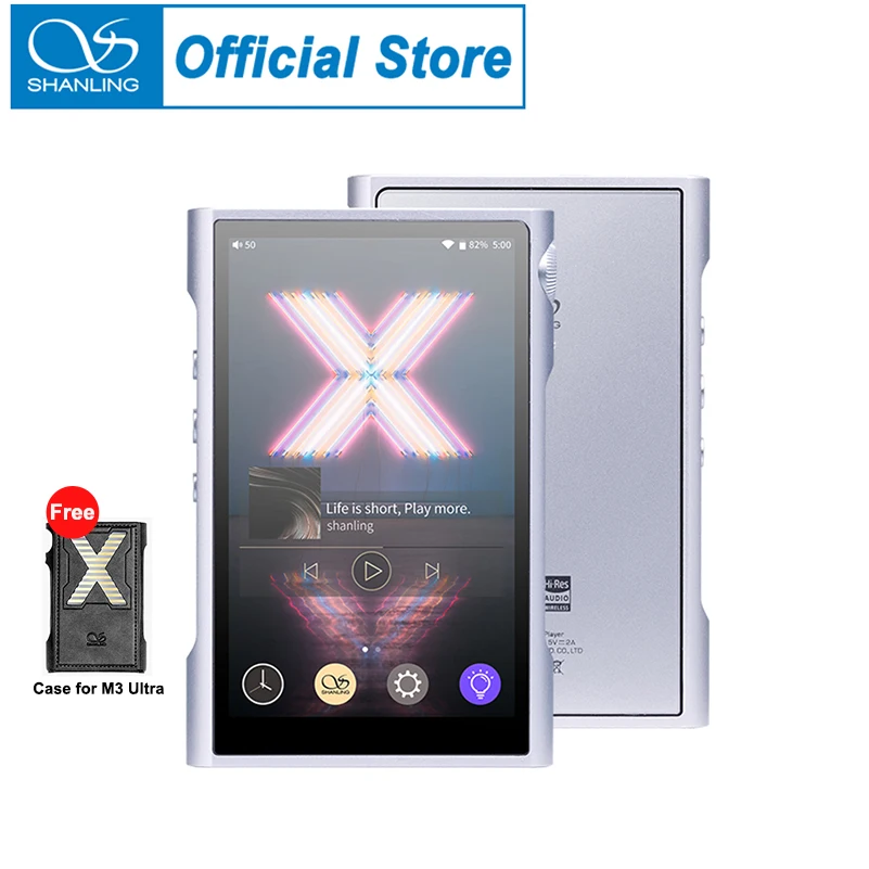 Портативный музыкальный MP3-плеер SHANLING M3X, Hi-Res Звук Hi-Fi, Android, Bluetooth, двойные ЦАП-чипы ES9219C, усилитель MQA, PCM384, DSD256, 3,5 мм/4,4 мм