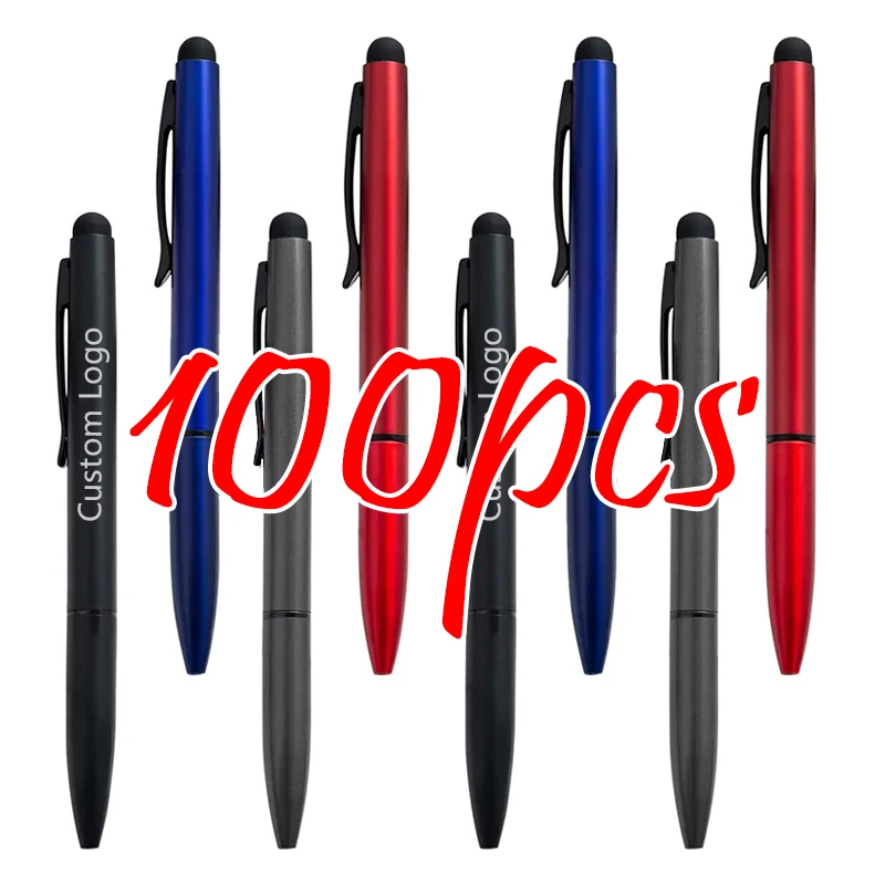 

100 шт., многофункциональная металлическая сенсорная ручка