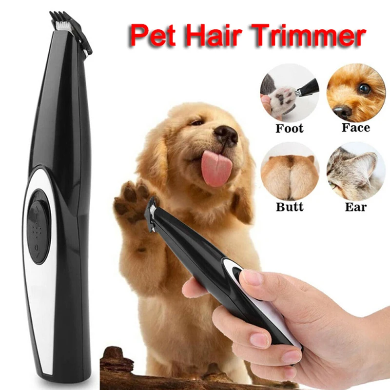 

Pet Mini Foot Clipper USB Rechargeable Ear Eyes Hair Trimmer Clipper Dog Cat Paw Electric Clippers Low Noise Fur Grooming Kits