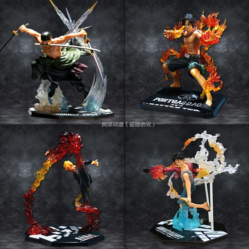 

Один кусок Luffy Suolongshanzhi ручной работы призрак измельчение дьявола ветер нога огня игрушка модель украшения Подарки для детей Бесплатная дос...