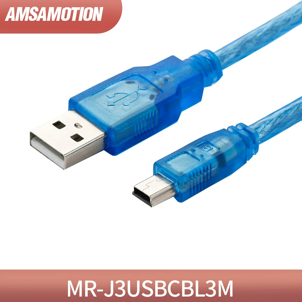 

MR-J3USBCBL3M Suitable for Mitsubishi Servo Dubeggling Cable MR-J3 J4 JE Download Cable