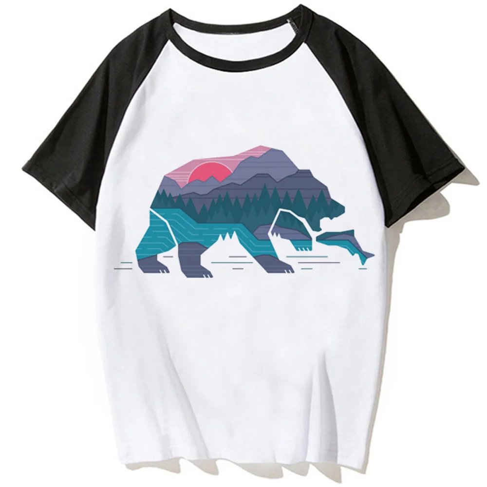 

Bear Country top women comic Y2K graphic top girl comic clothing
