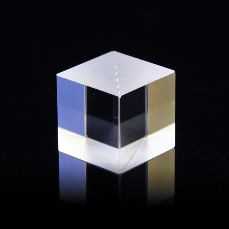 Оптический стеклянный куб 25 4 мм полуотражающая и полутрансмиссионная