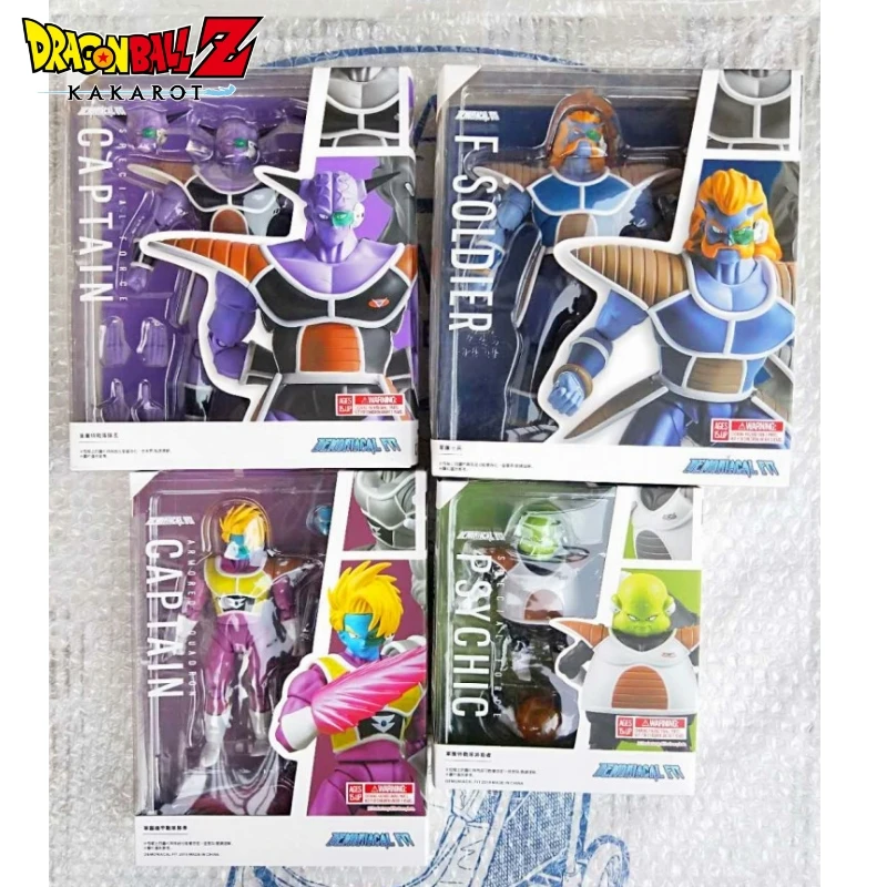 

Bandai 18cm Dragon Ball Action Figure Magic Horse Legion Special Forces Captain Ginyu Special Forces Gies Psychic Guldo Gift Toy