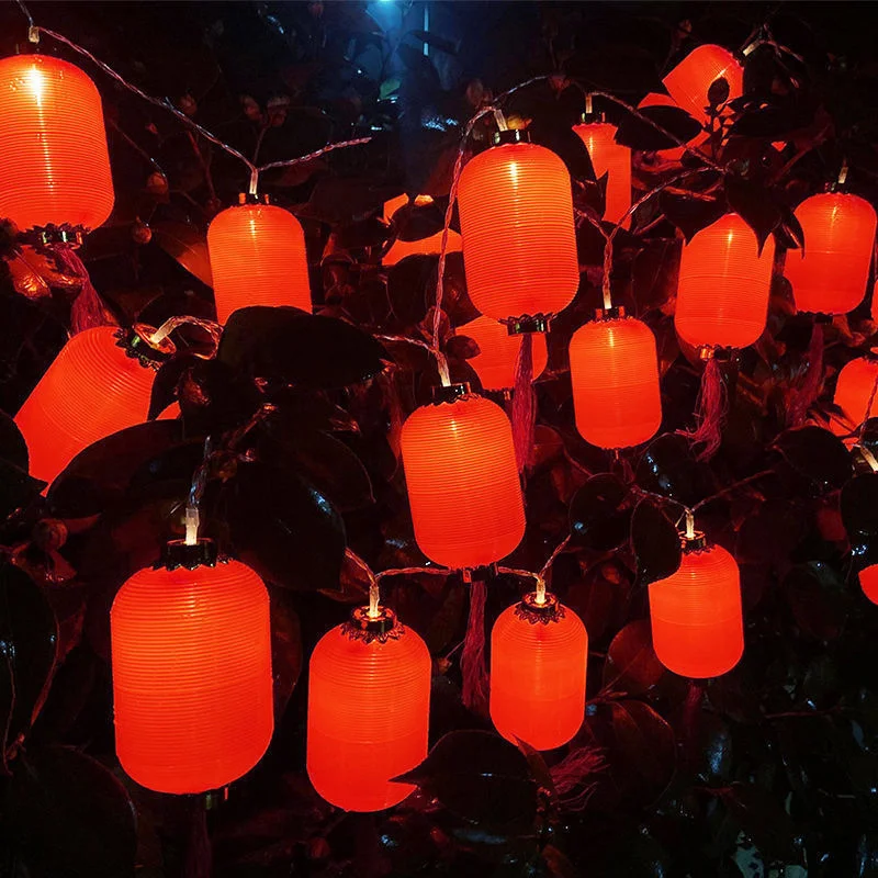 led lights New Year red lanterns to celebrate the Chinese New Year Lantern Festival living room decoration  GL376