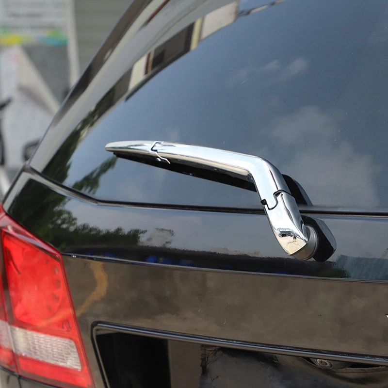 Car Rear Window Rain Wiper Arm Cover Trim Chrome For Dodge Journey JUCV 2009-2018 Accessories