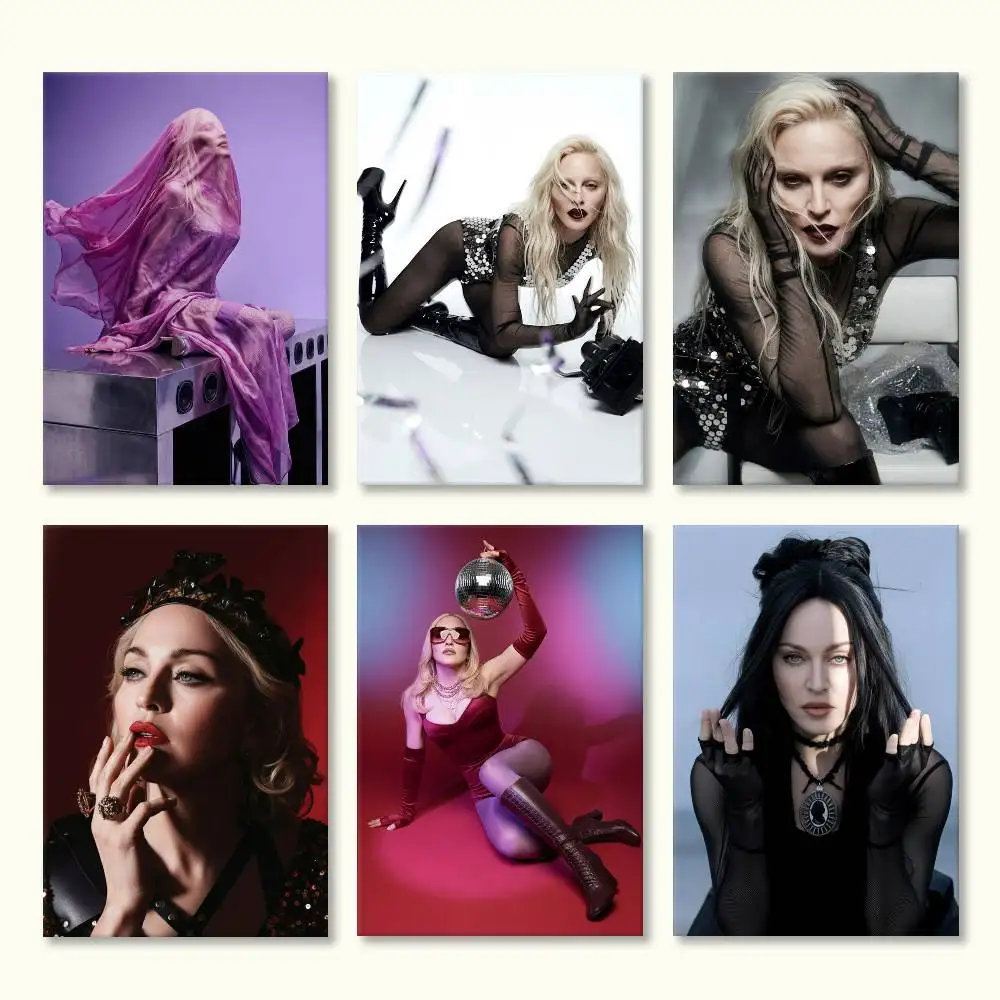 Фото Постер M-Madonna Confessions I Feel So Free, HD качество, настенный декор, ретро-постеры для дома, декор для комнаты, самоклеящиеся №2