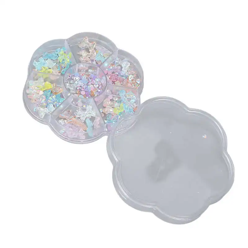 

Стразы для ногтей, милые изысканные модные компактные украшения для ногтей в форме банта, блестящее украшение для маникюра, для свидания, ве...