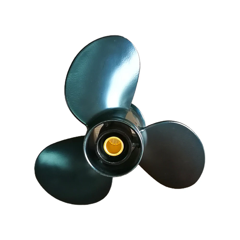 Outboard Propeller For Mercury 9.9-20HP Tohatsu Engine 9.9HP 15HP 18HP Boat Aluminum Alloy 3 Blade 12 Spline Marine Engine Parts