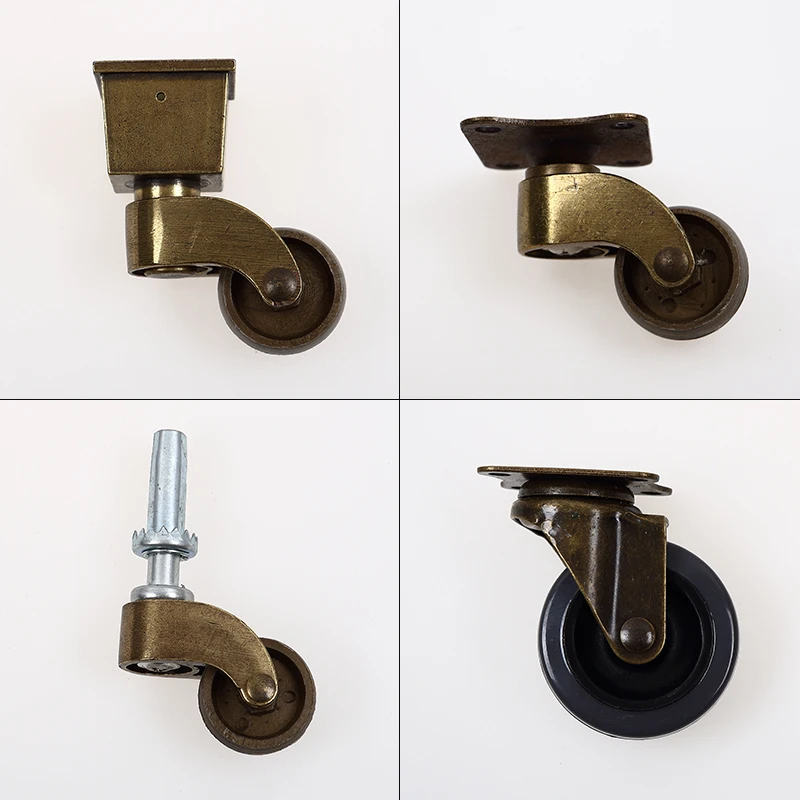 

Antique Bronze Vintage Casters Mute European Furniture Pulley Sofa Universal 4Pcs/Lot Wheel Diameter:23mm