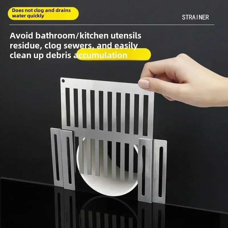 Боковой слив из нержавеющей стали 304 стоки для пола настенный уголок