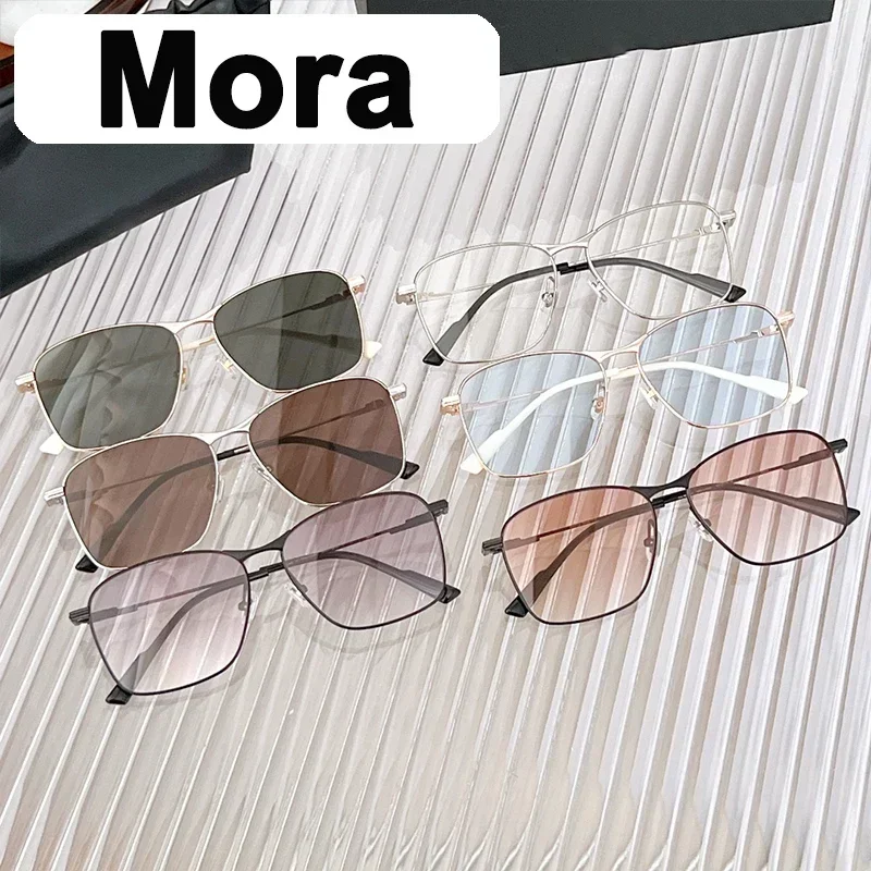 

Mora GENTLE YUUMI Glasses For Men Women Optical Lenses Eyeglass Frames Eyewear Transparent Blue Anti Light Luxury Brand Monst