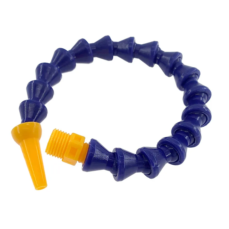 

6 шт. 300-600 мм круглая плоская насадка, Пластиковая Гибкая труба для воды, масла, охлаждающей жидкости 1/4 3/8 1/2 для станков с ЧПУ, токарных станков, фрезерных охлаждающих шлангов