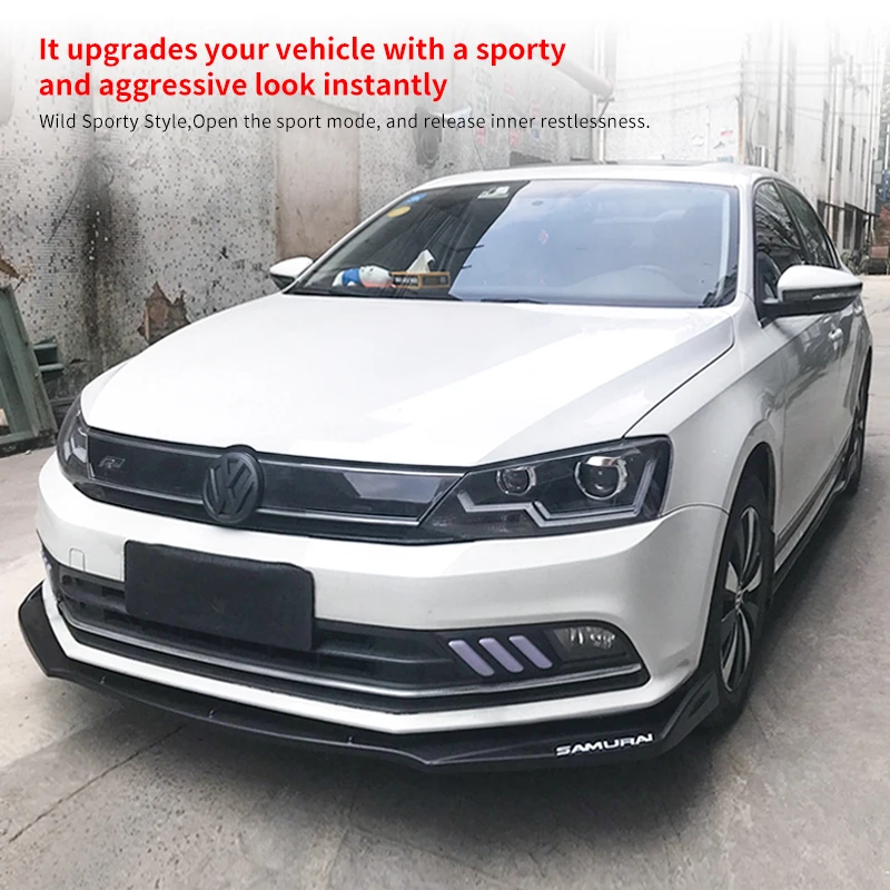 Передний бампер автомобиля сплиттер комплект для губ спойлер диффузор защитная