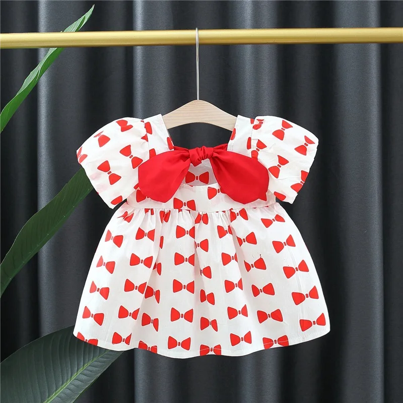 

Baby Girl Clothes Summer Girls Dress Children Bow Princess Dress Kids Clothes Girls Clothing For Girls