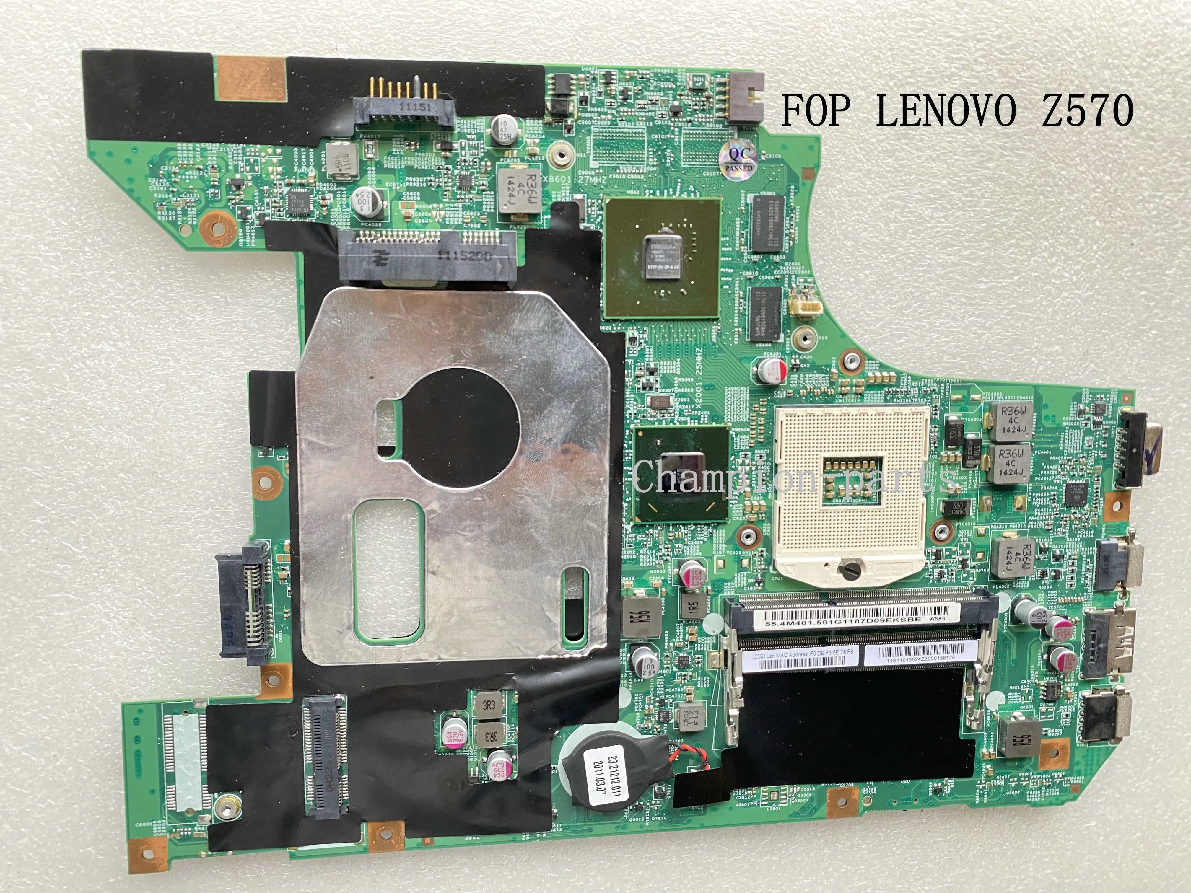 

Быстрая доставка 100% протестированная материнская плата LZ57 10254-2N 48,4m404.02n для ноутбука LENOVO Z570 Встроенный графический процессор