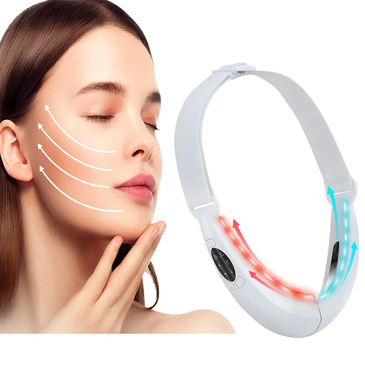 

NEW Electric V- Face Shaping Massager Facial Lifting Machine Micro-Current Face Slimming Device,Double Chin Reducer Machine Beau