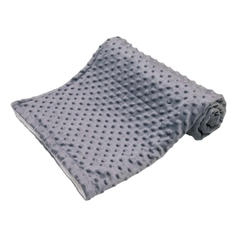 

Baby Comfort Blanket Summer Children Nap Blanket Air Conditioner Is Solid Color Pressed Foam Quilt