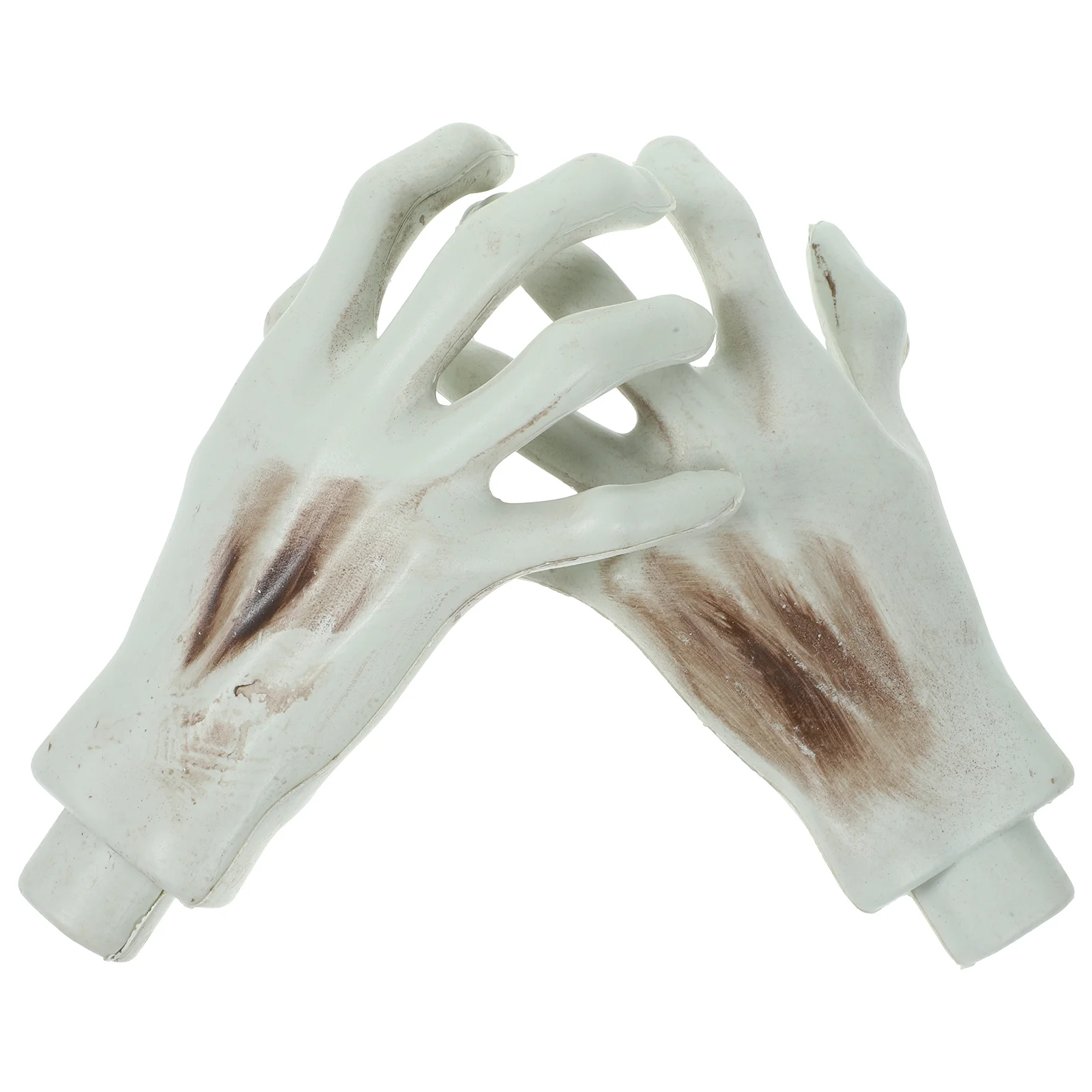 

1 Pair Artificial Ghost Hand Spooky Hand Decor Haunted House Supplies