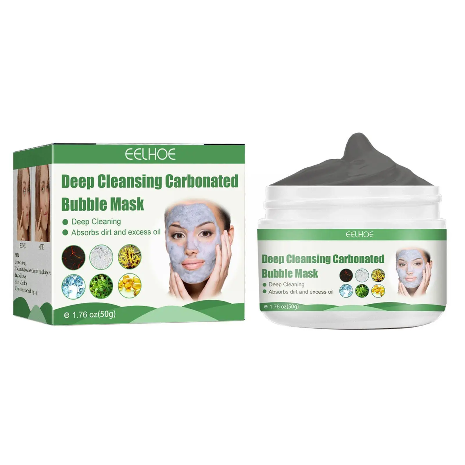 

Маска пузырьковая увлажняющая для глубокого очищения лица, от прыщей