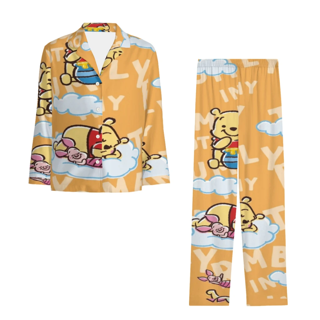 Белая пижама Disney Winnie The Pooh выбранные узоры Minso милый стиль