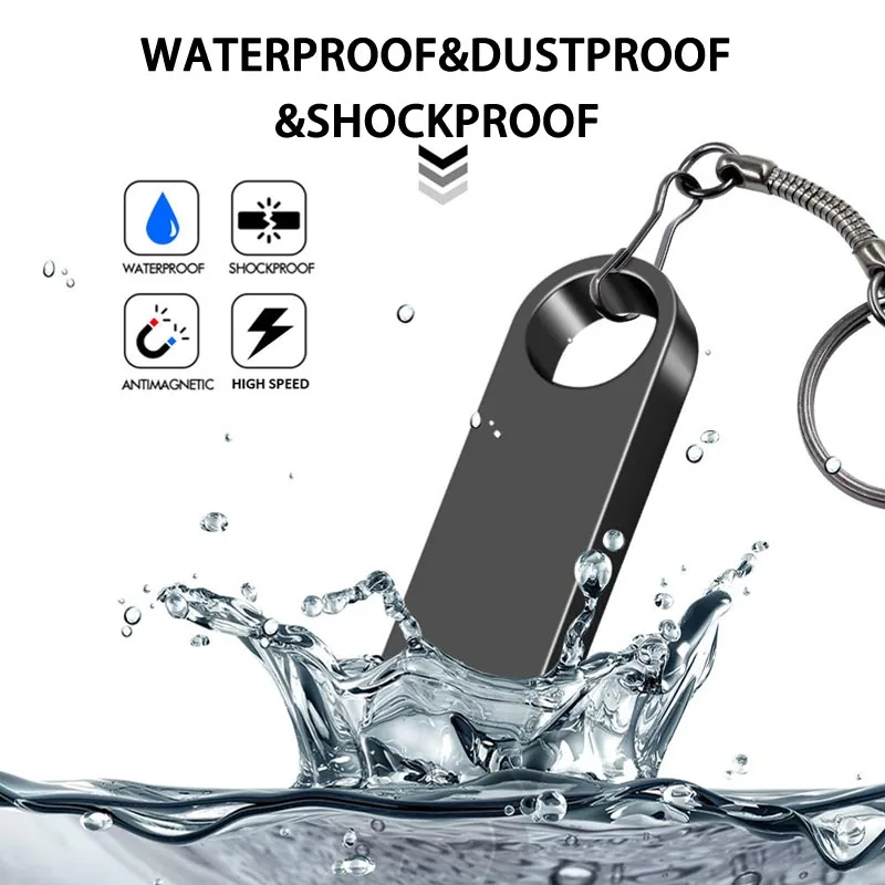 USB флеш-накопитель 3 0 флешка 128 ГБ 64 32 16 8 металлический накопитель |
