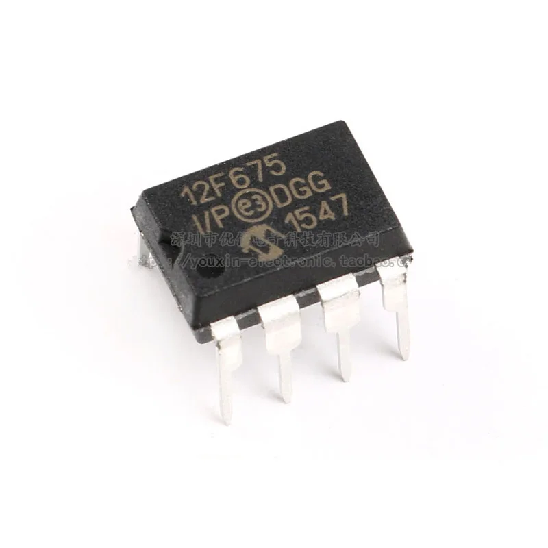 

Original direct plug PIC12F675-I/P 8-bit flash microcontroller single chip DIP-8
