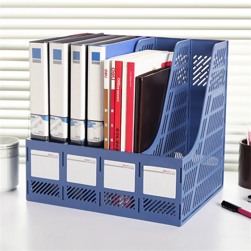 

Вертикальный держатель для файлов «сделай сам», пластиковый держатель для книг, Студенческая книжная полка, офисный настольный органайзер ...