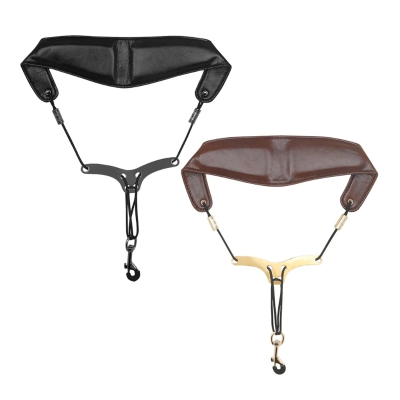 

Thick Soft Padded Adjustable Saxophone Neck Strap for Baritone Alto Sopran