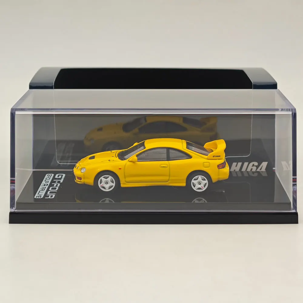 Хобби Япония 1/64 для CELICA GT-FOUR ST205 JDM STYLE Желтый HJ 642064 Литые модели AY коллекция