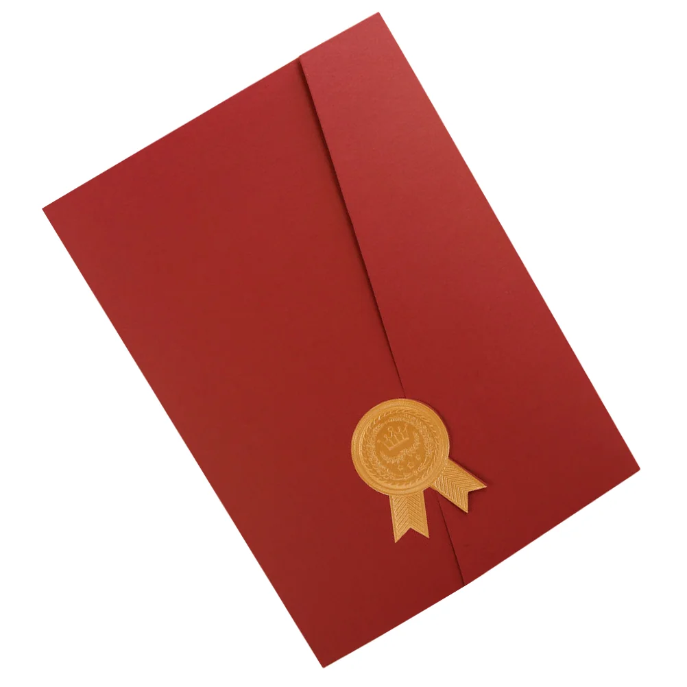 

Envelopes Certificate Folder Book Case Diploma Holder Decorative Cover Presentation Staff