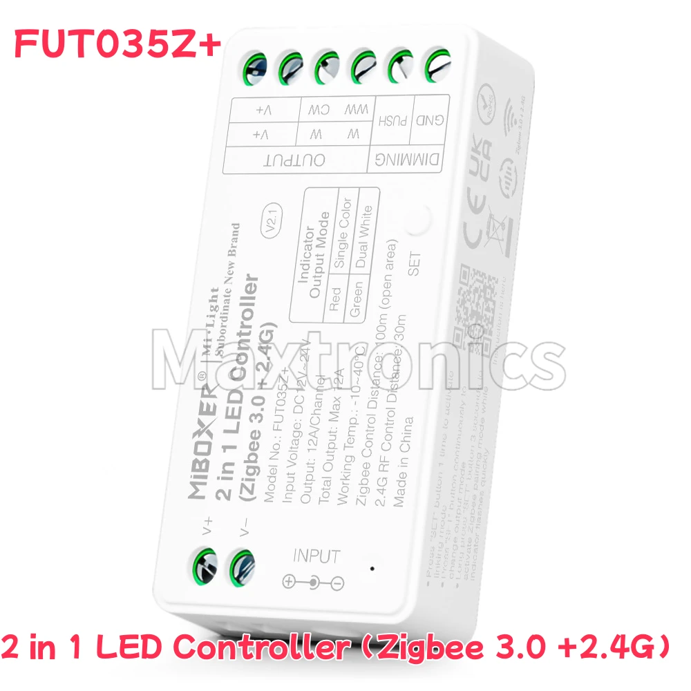 

Miboxer RGB/RGBW/RGB+CCT LED контроллер FUT037Z+